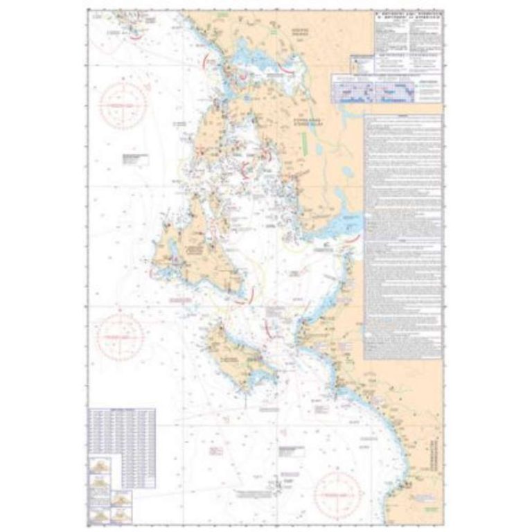 Αντίπαξοι Κυπαρισσία PC19 - Πλοηγικός χάρτης Eagle Ray