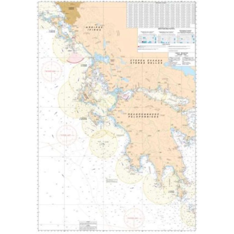 Ιόνιο Πέλαγος GPC2 - Γενικός Πλοηγικός χάρτης Eagle Ray