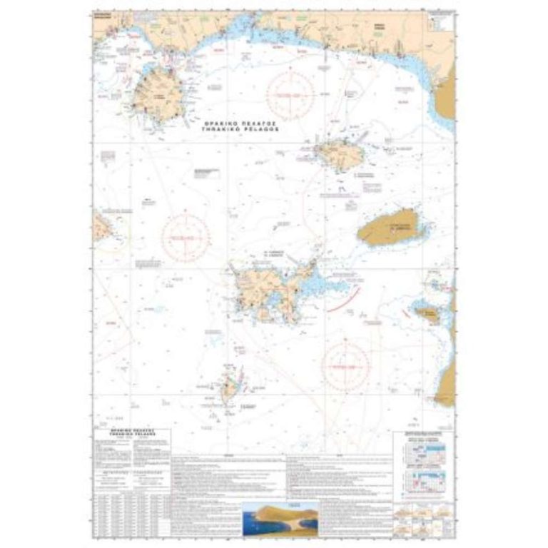 Θρακικό Πέλαγος PC15 - Πλοηγικός χάρτης Eagle Ray