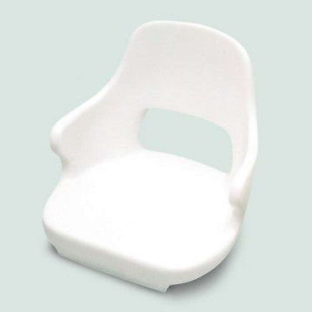 Κάθισμα λευκό από πλαστικό