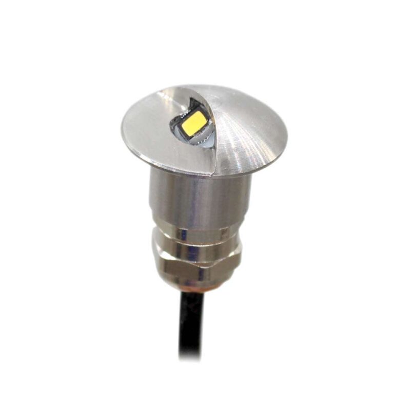 Πλαφονιέρα LED Inox Mini μισοφέγγαρο
