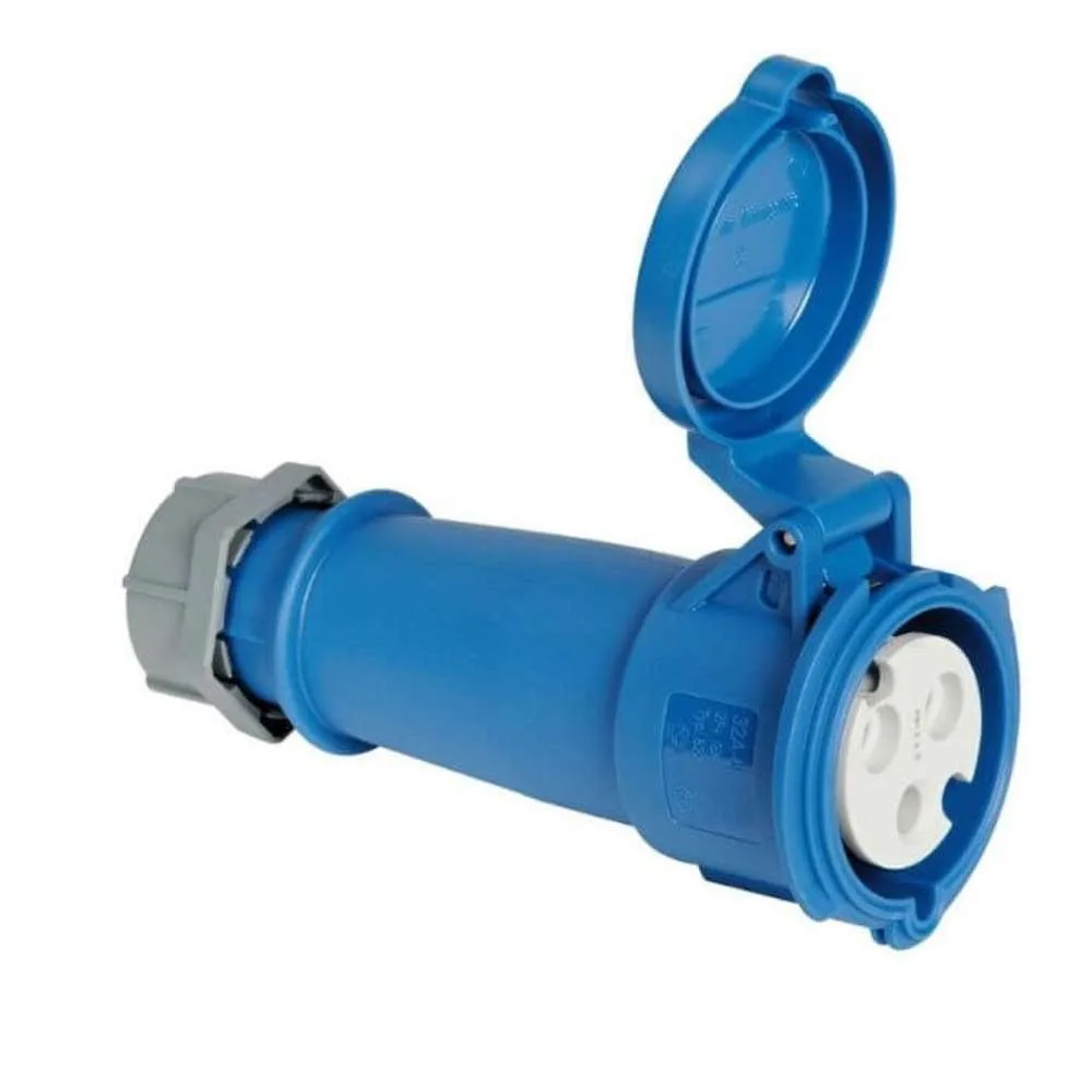 kouskoukis_priza-skafous-thilyki-16a-ble-1 Πρίζα σκάφους θηλυκή 16Α μπλε, Πρίζα σκάφους θηλυκή 32Α μπλε